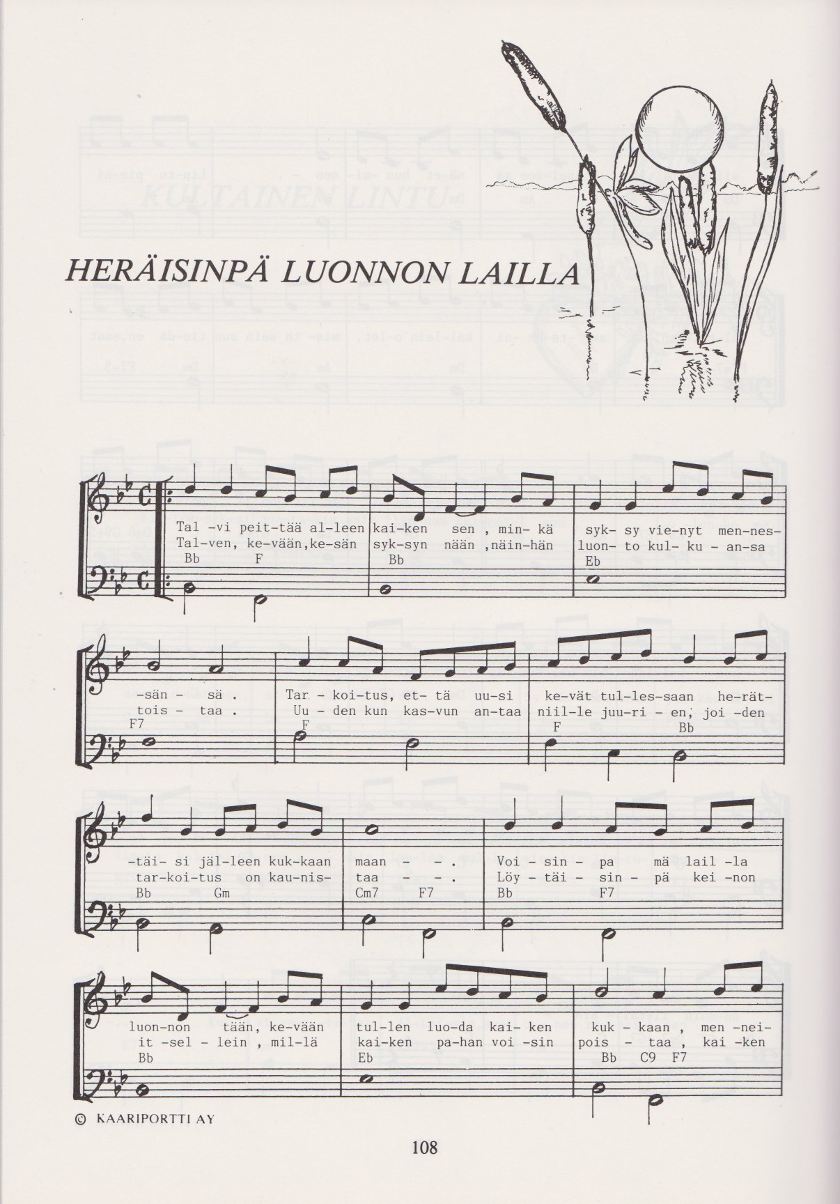 Kaariportti - Lauluja henkimaailmasta nuottikirja - Image 2