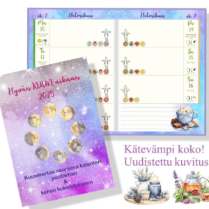Hyvän kuun aikaan -kalenterikirja 2025