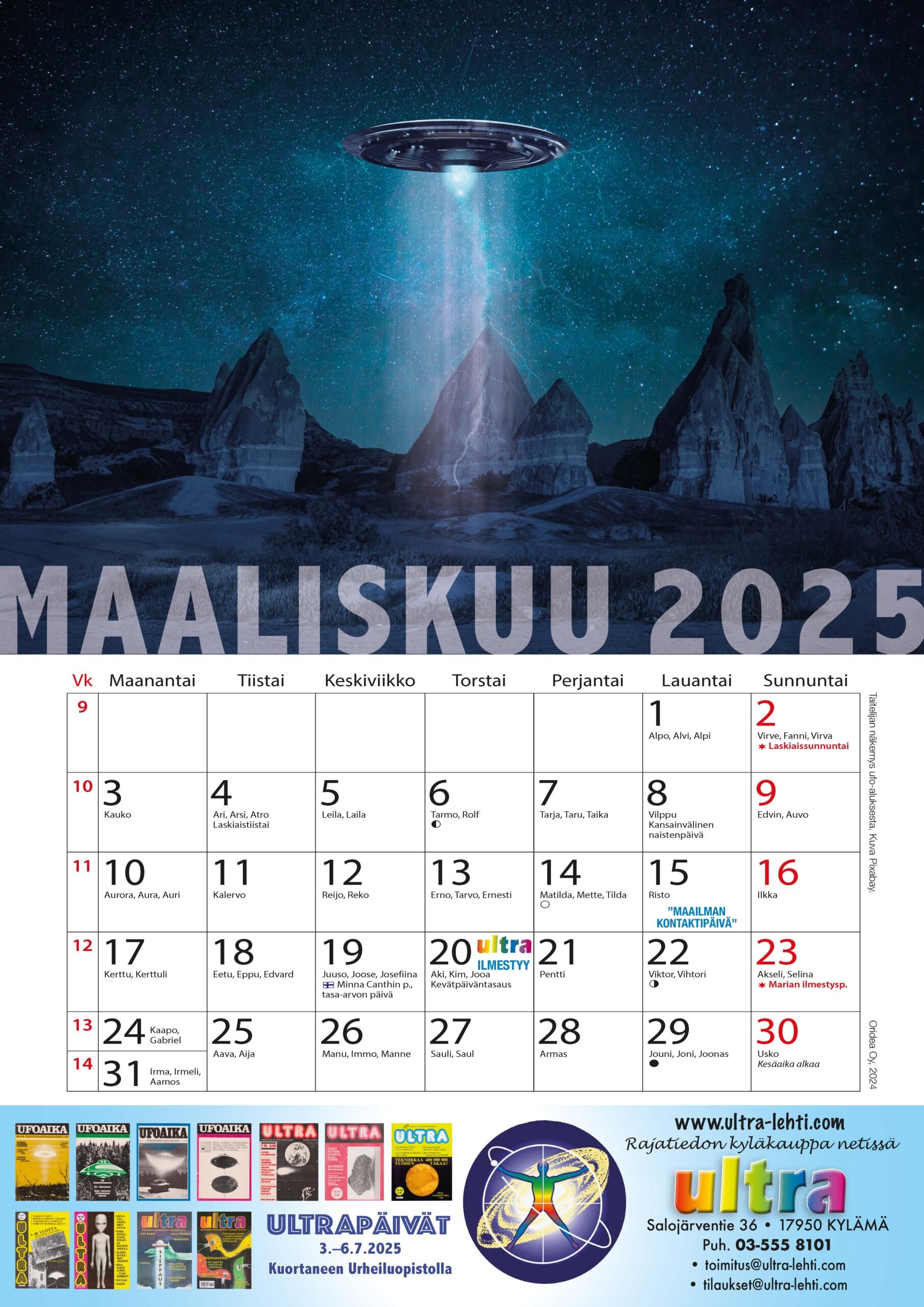 Ultran Ufokalenteri 2025 - Image 2