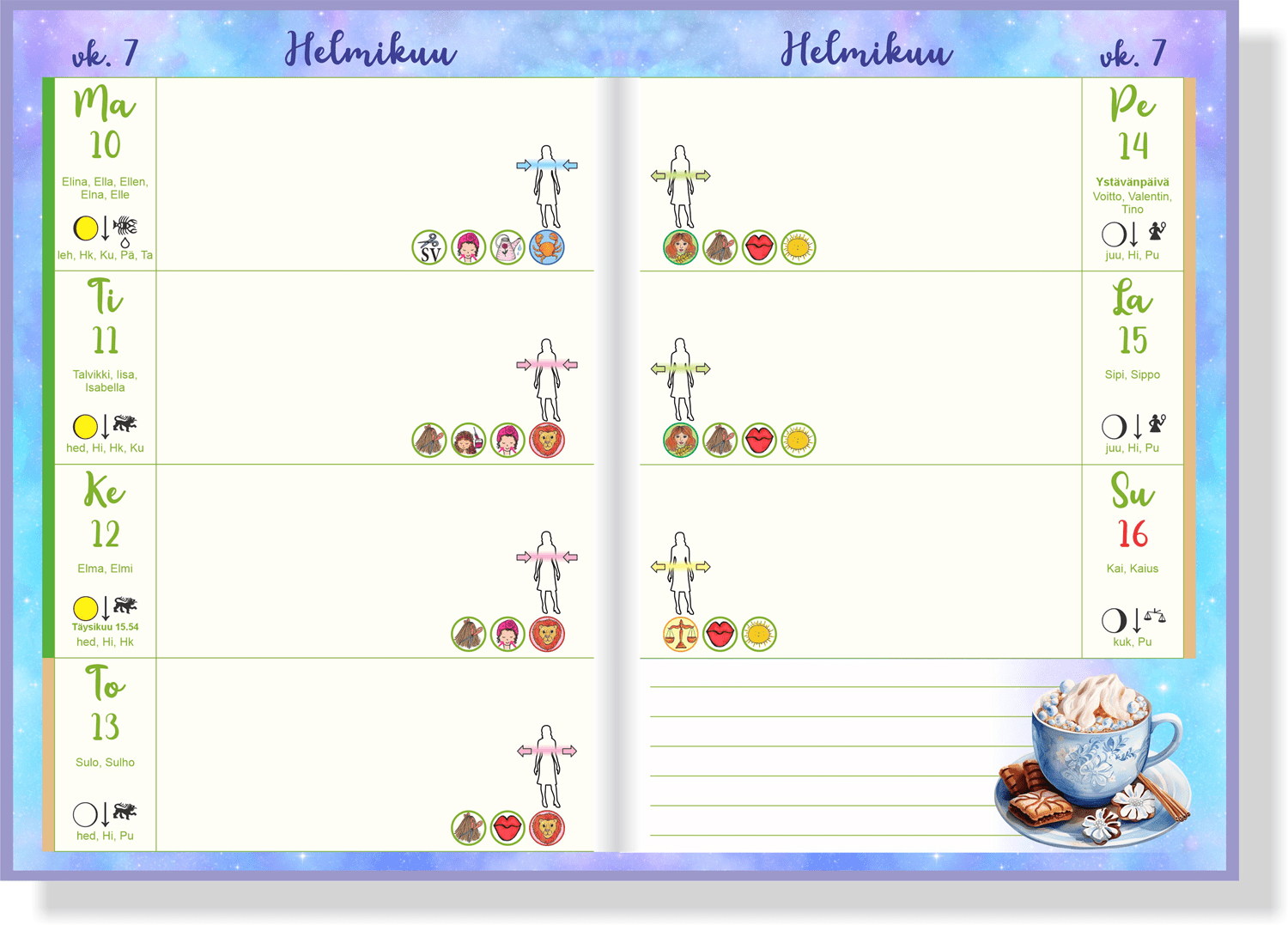 Hyvän kuun aikaan -kalenterikirja 2025 - Image 2