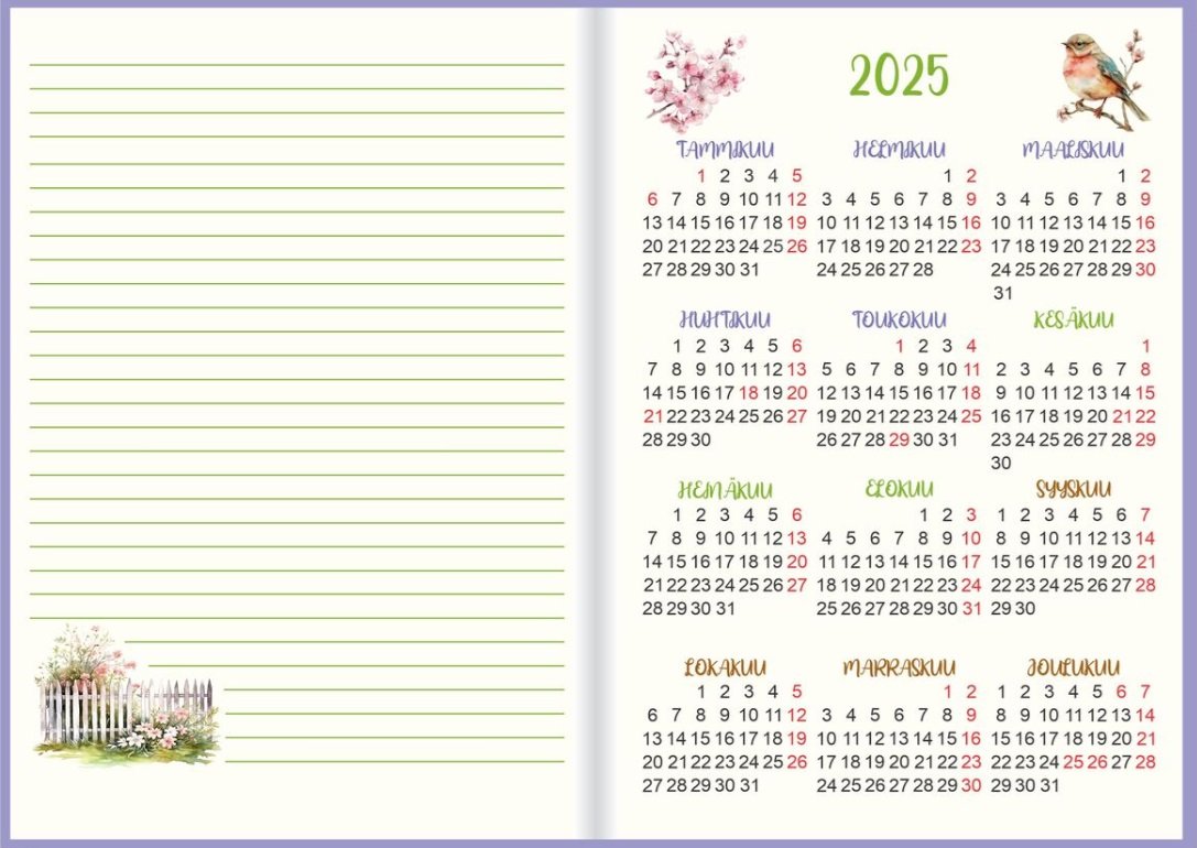 Hyvän kuun aikaan -kalenterikirja 2025 - Image 3