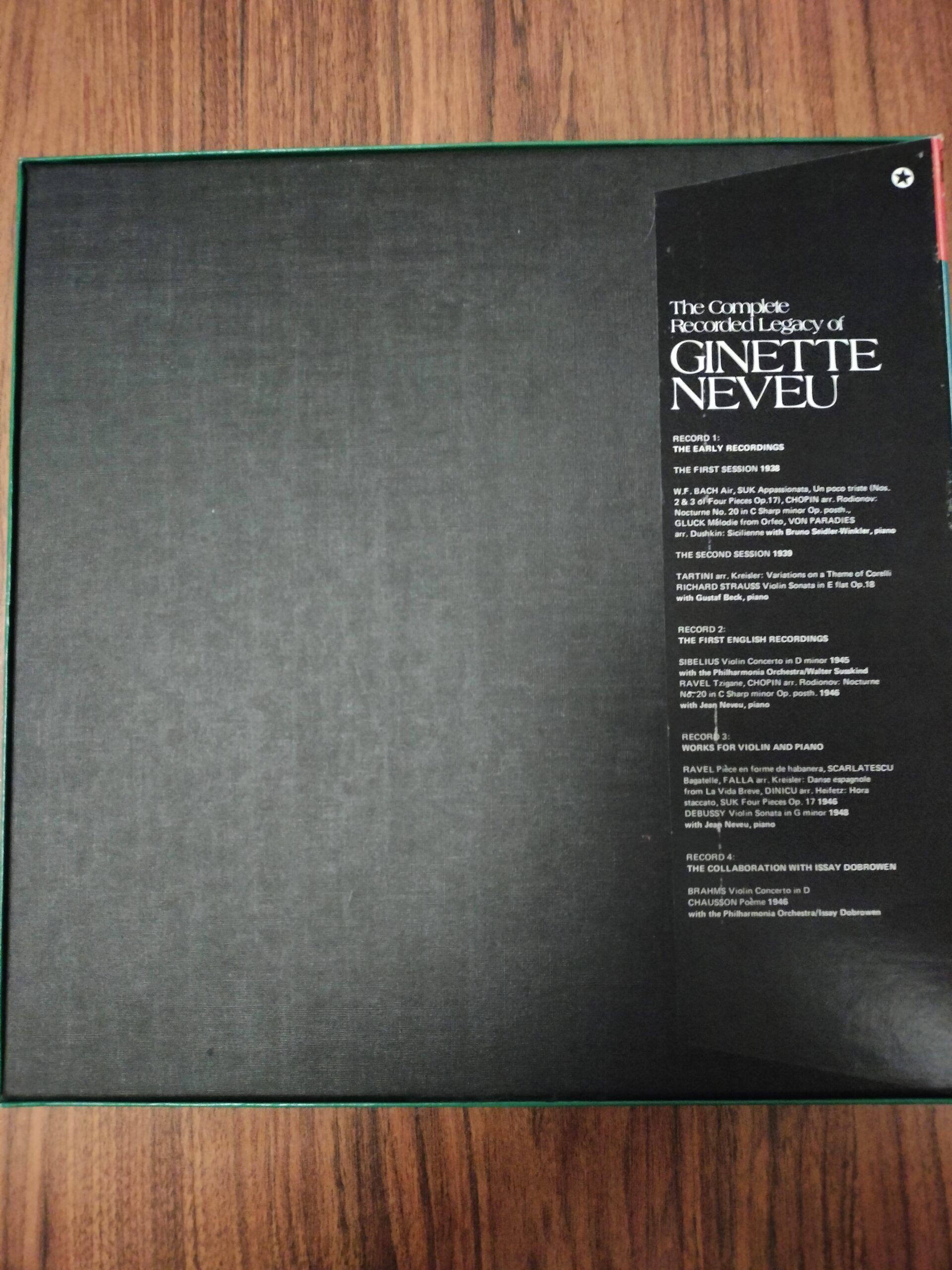 THE COMPLETE RECORDED LEGACY OF GINETTE NEVEU *Harvinainen!* - Image 3