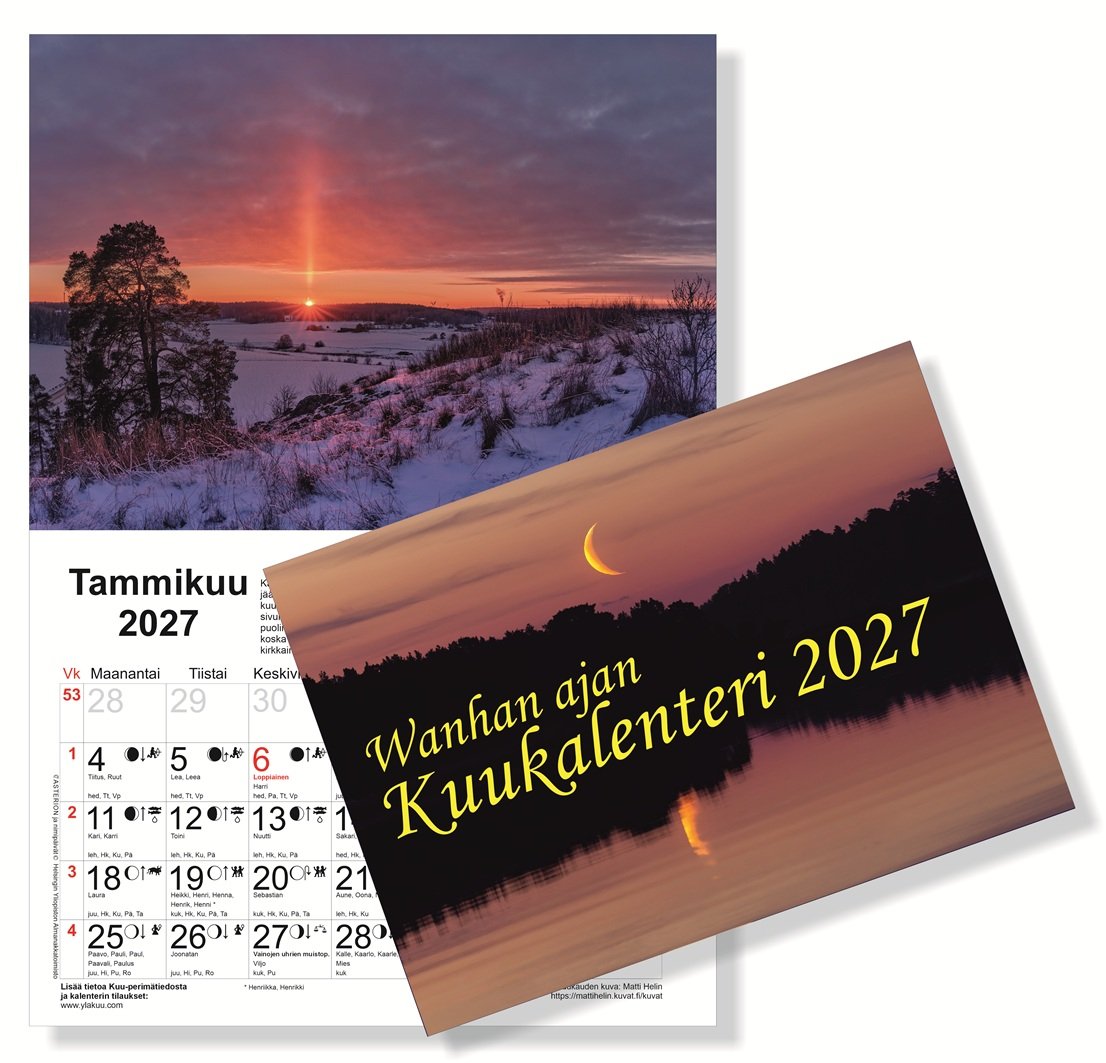Wanhan ajan kuukalenteri 2027